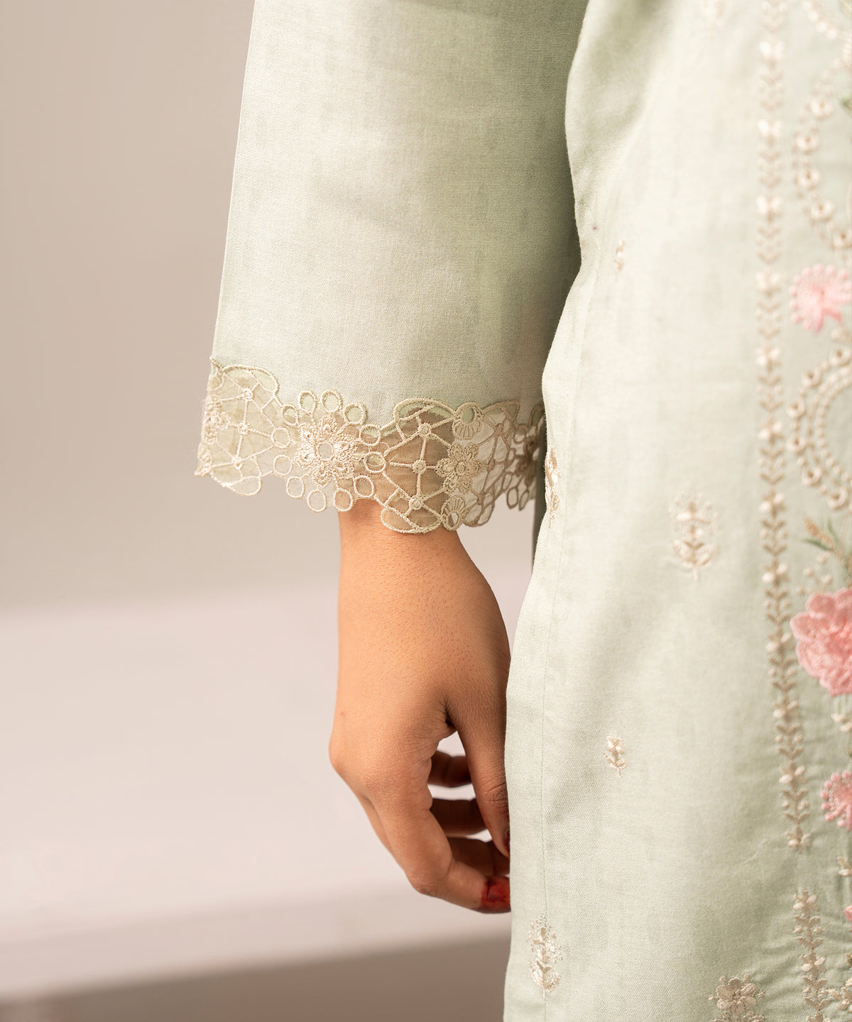 3PC Printed Embroidered Khaddar - 2602