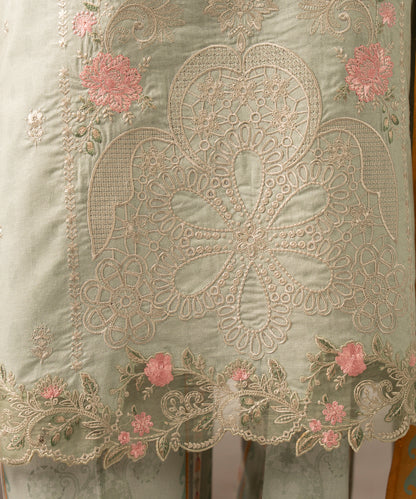 3PC Printed Embroidered Khaddar - 2602