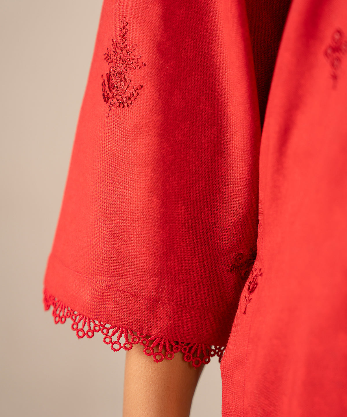 3PC Printed Embroidered Khaddar - 2608