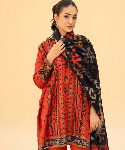 Women Printed 3 Piece Suit  - DT2611