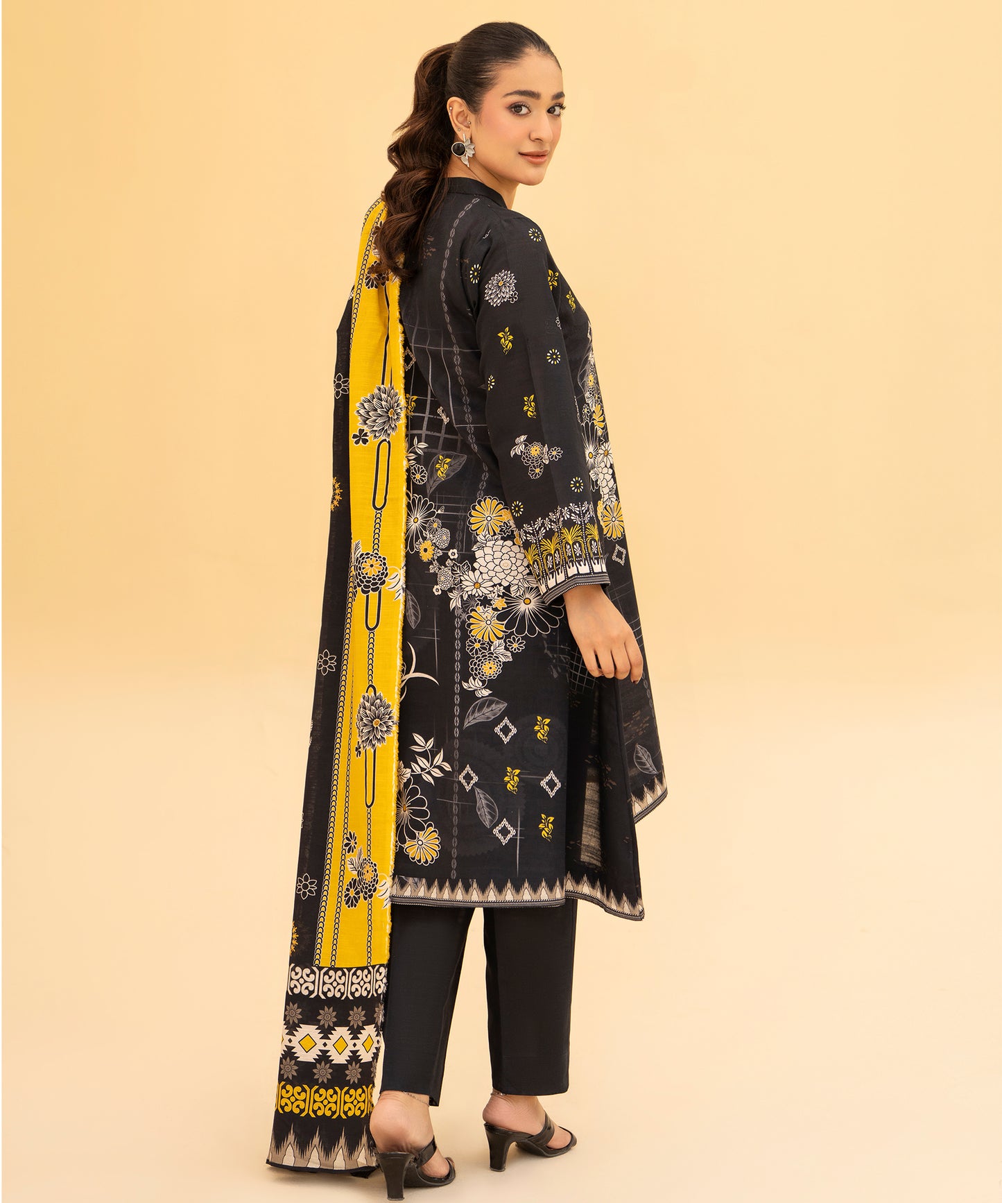 Women Printed 3 Piece Suit  - DT2612