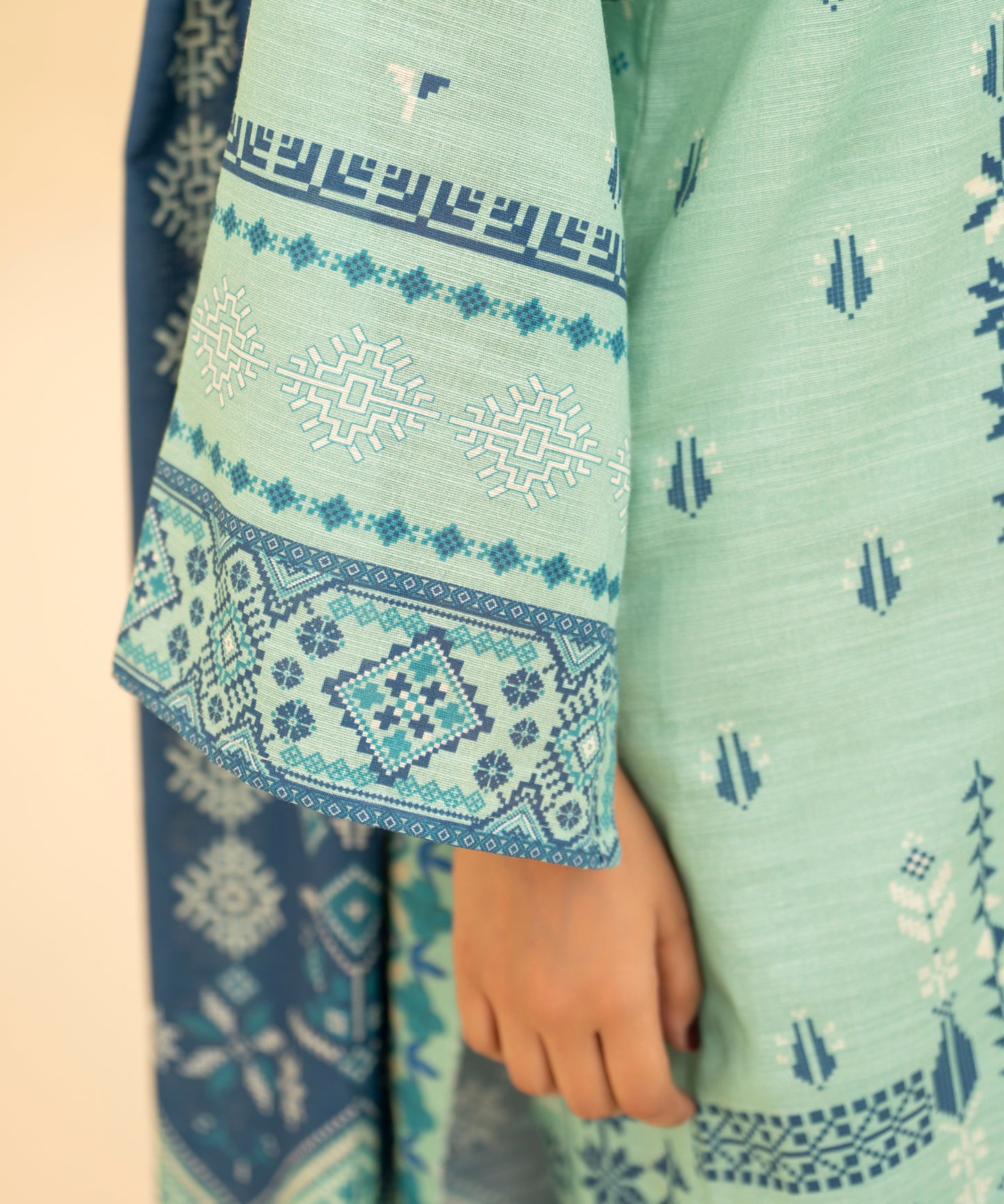 Women Printed 3 Piece Suit  - DT2614