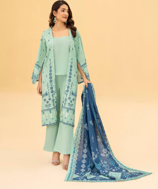 Women Printed 3 Piece Suit  - DT2614
