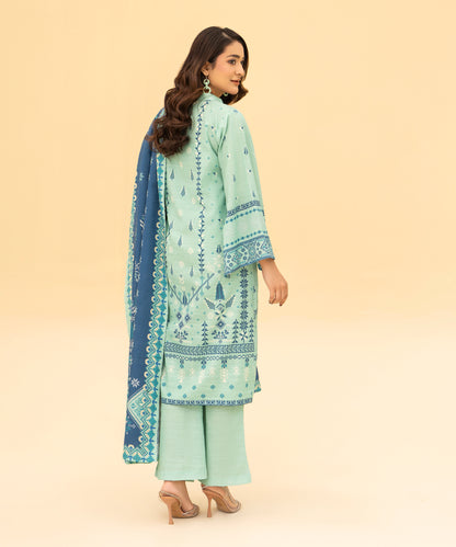 Women Printed 3 Piece Suit  - DT2614