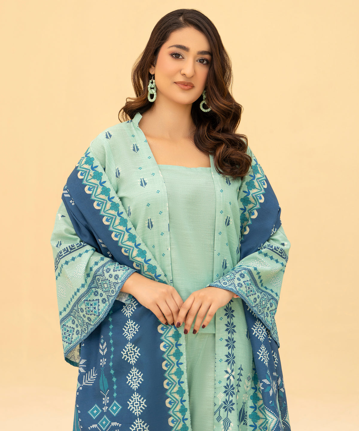 Women Printed 3 Piece Suit  - DT2614