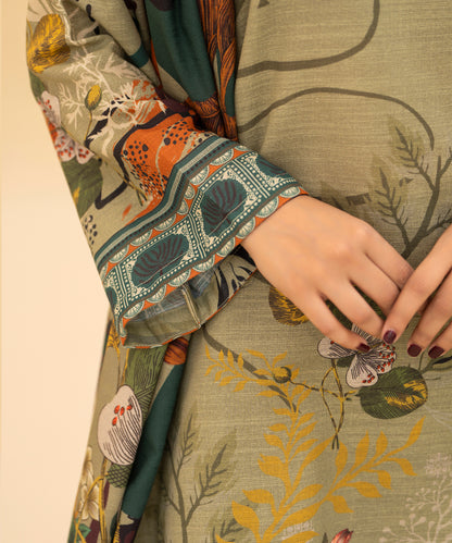 Women Printed 3 Piece Suit  - DT2616