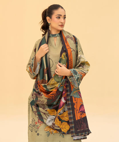 Women Printed 3 Piece Suit  - DT2616