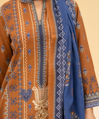 Women Printed 3 Piece Suit  - DT2617