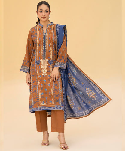 Women Printed 3 Piece Suit  - DT2617