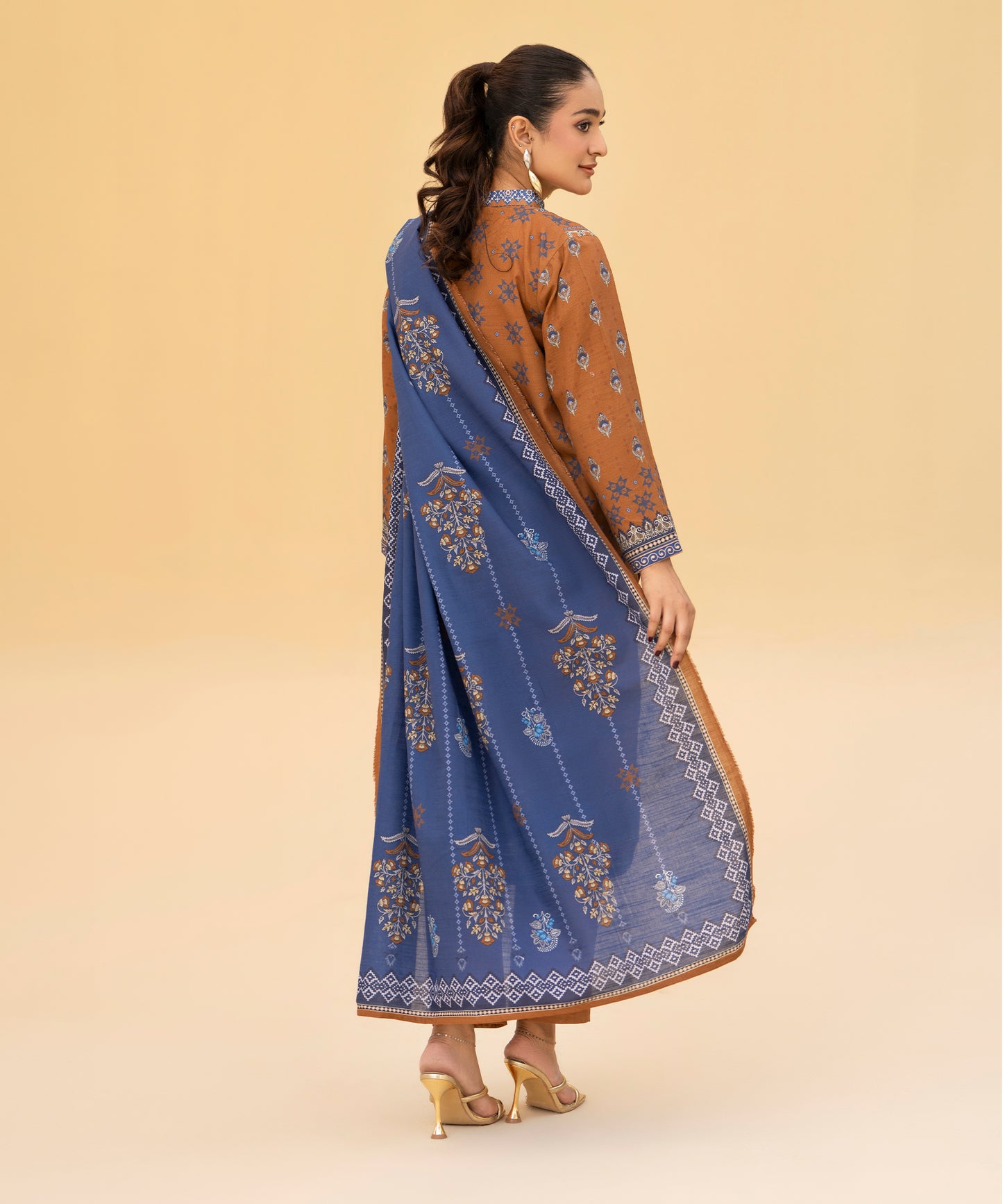 Women Printed 3 Piece Suit  - DT2617