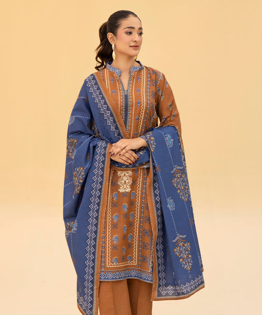Women Printed 3 Piece Suit  - DT2617