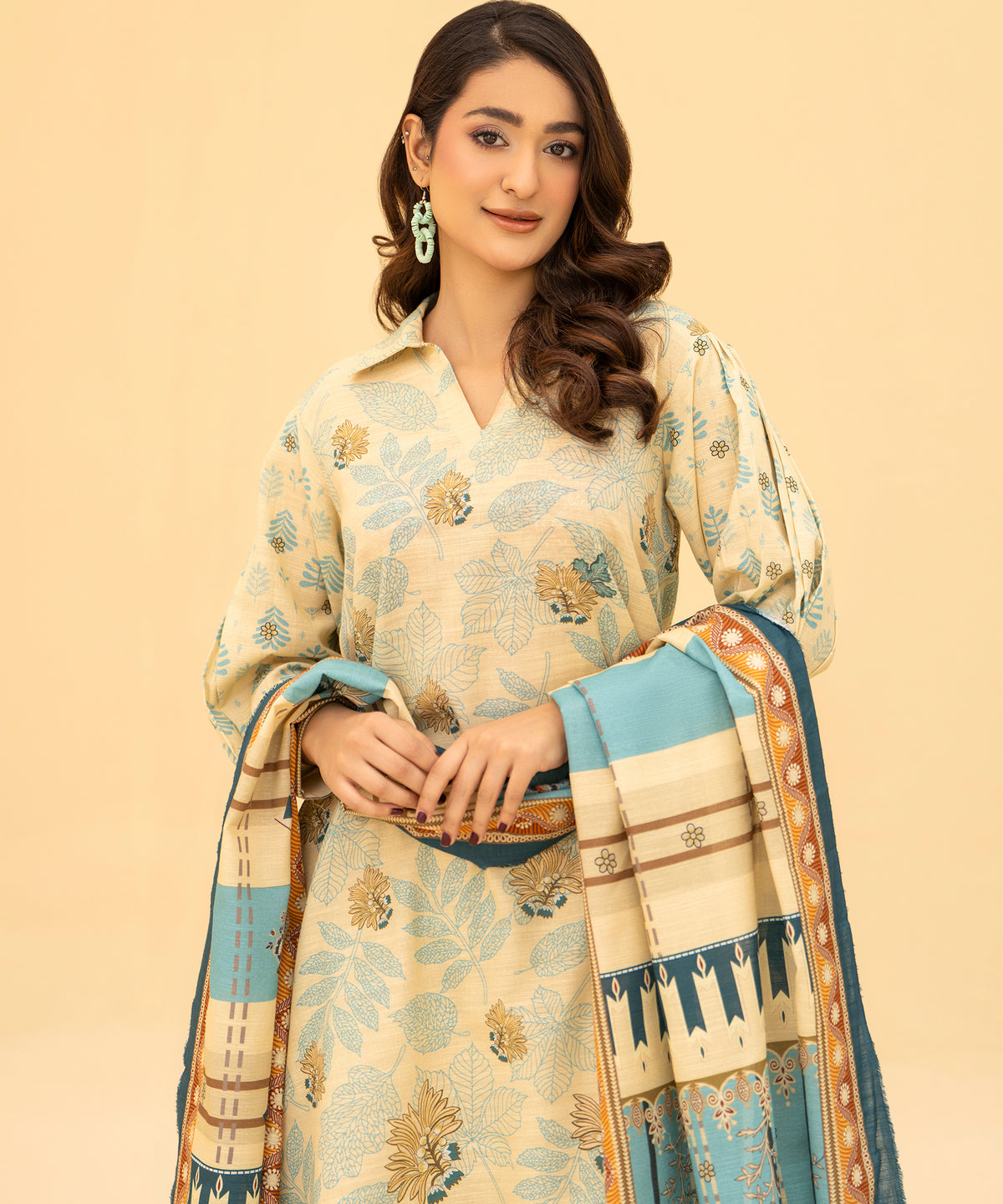 Women Printed 3 Piece Suit  - DT2618