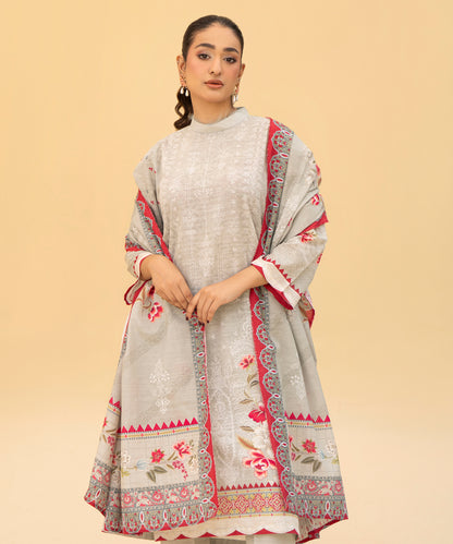 Women Printed 3 Piece Suit  - DT2619