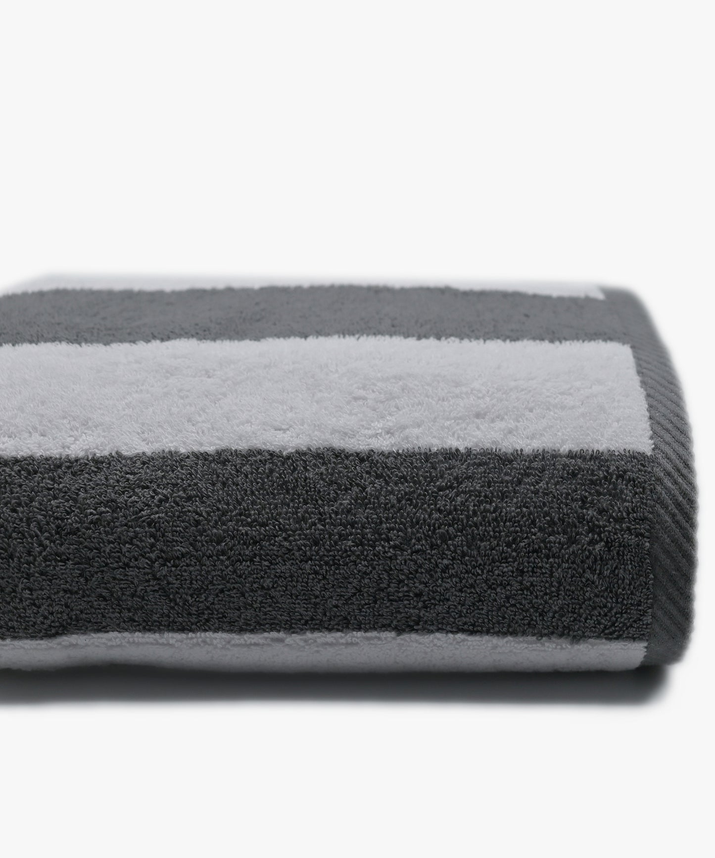 Yarn Dyed Stripe Bath Sheet - GRY