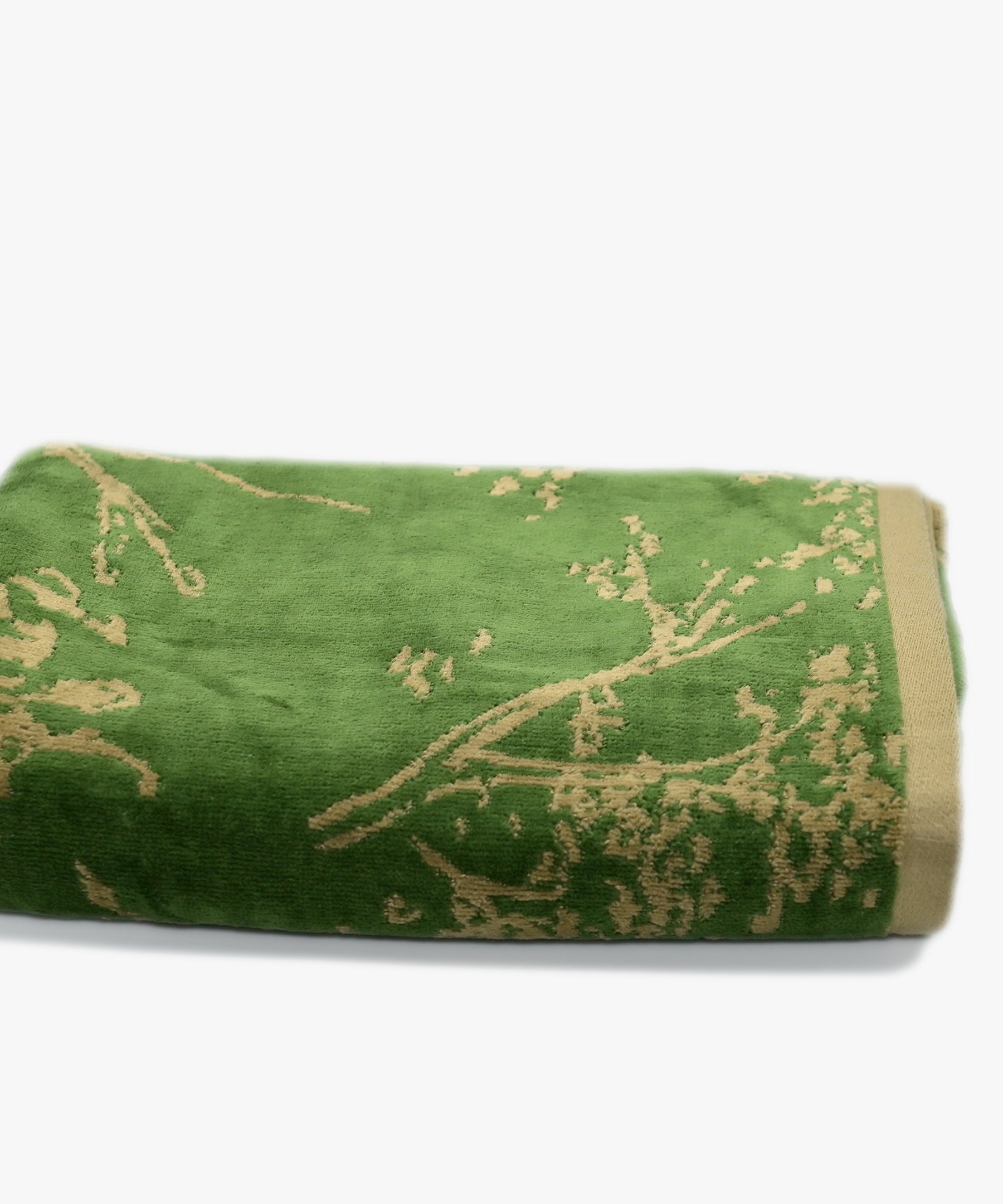 Yarn Dyed Velour Bath Towel - GRN