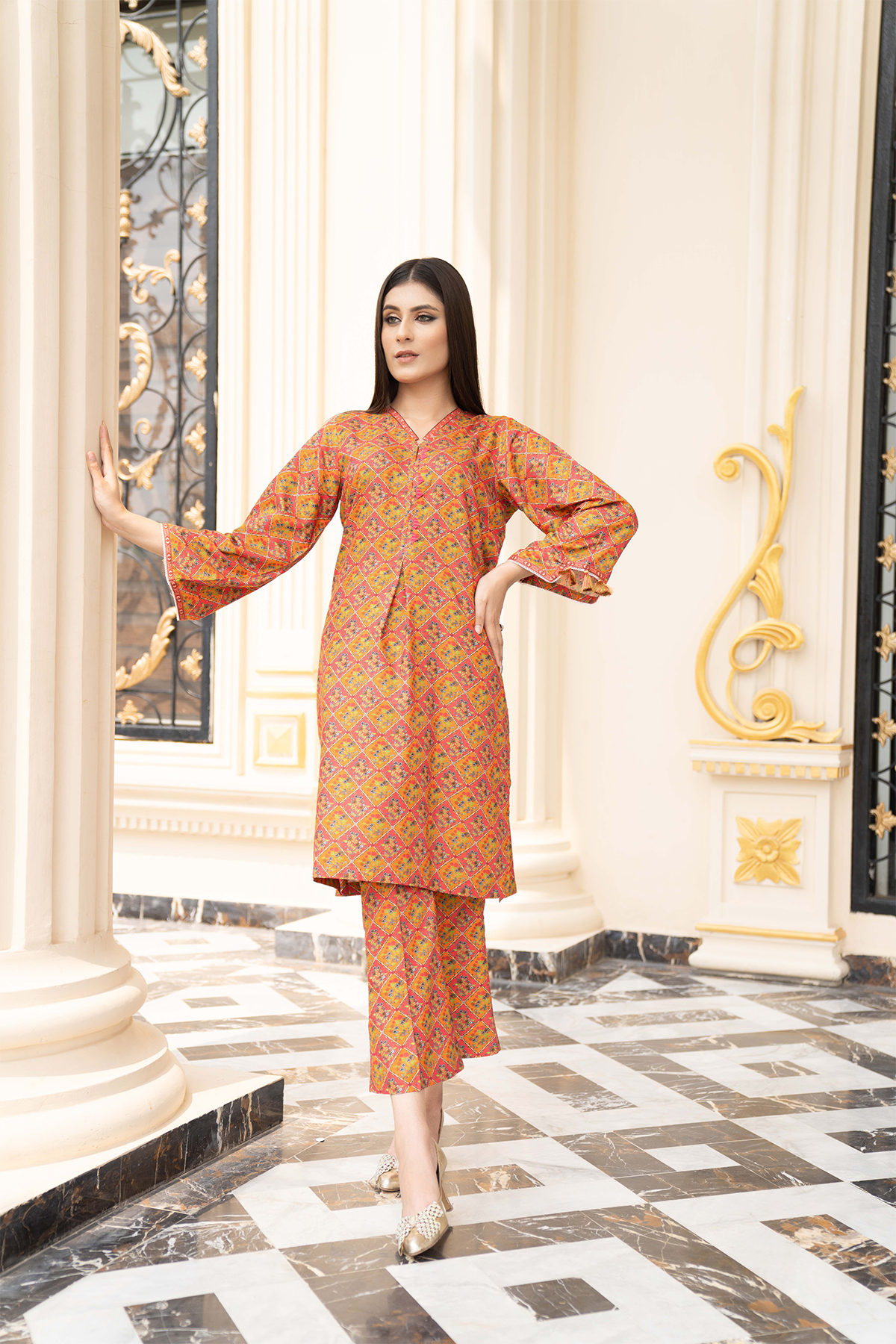 Women Printed 2 Piece Suit - RSL035