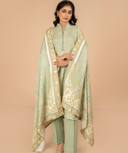 Women Printed 3 Piece Suit  - DKL035