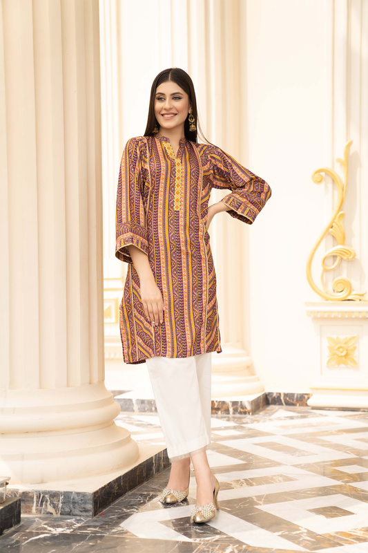 1 Piece Raw Silk Shirt - 36