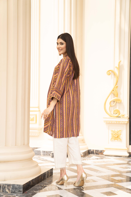 1 Piece Raw Silk Shirt - 36