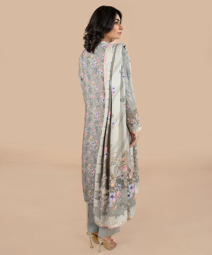 Women Printed 3 Piece Suit  - DKL036