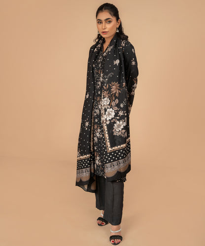 Women Printed 3 Piece Suit  - DKL037