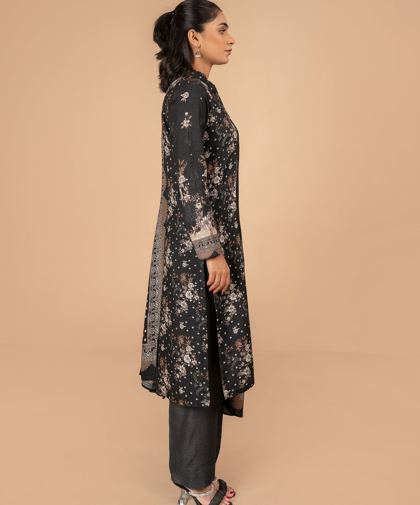 Women Printed 3 Piece Suit  - DKL037