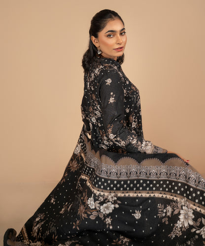 Women Printed 3 Piece Suit  - DKL037
