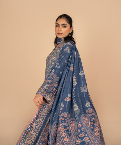 Women Printed 3 Piece Suit  - DKL039