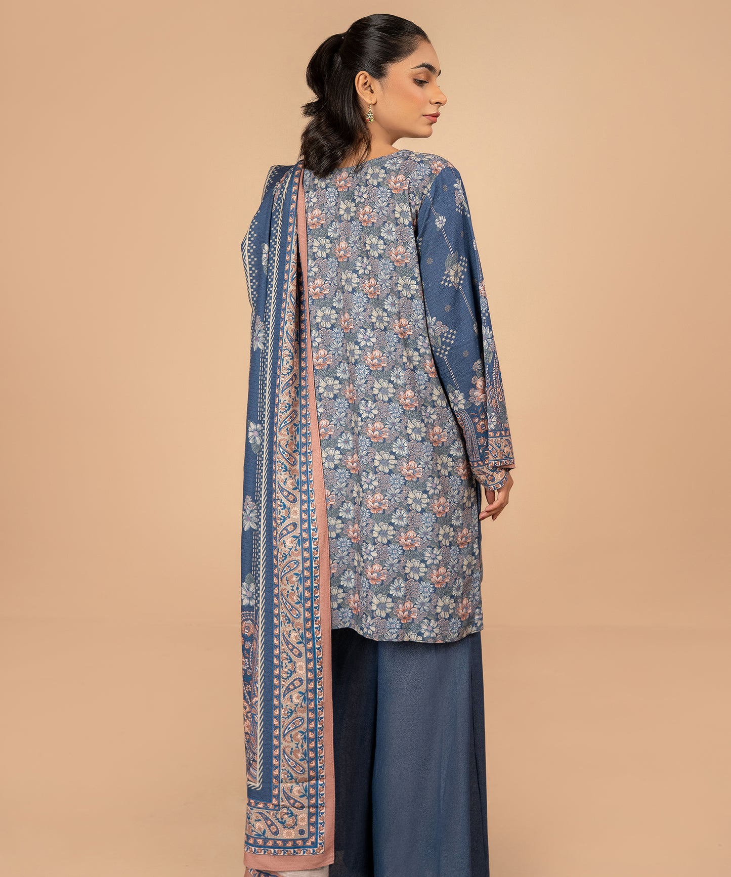 Women Printed 3 Piece Suit  - DKL039