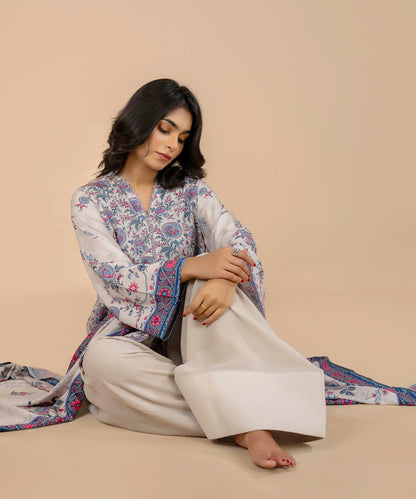 3PC Linen Karandi - 41