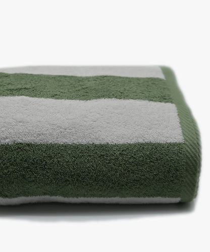 Yarn Dyed Stripe Bath Sheet - LGR