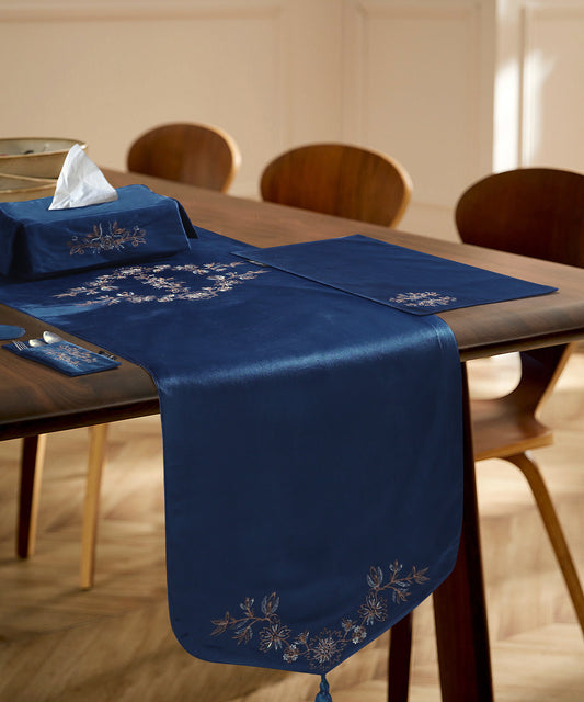 Luxury Kitchen Accessories 8 chair Set - Navy Blue
