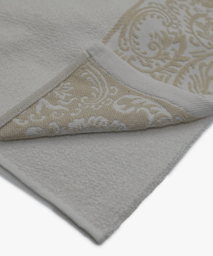 Jacquard Bath Towel - WHT