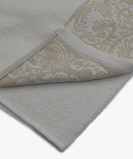 Jacquard Bath Towel - WHT