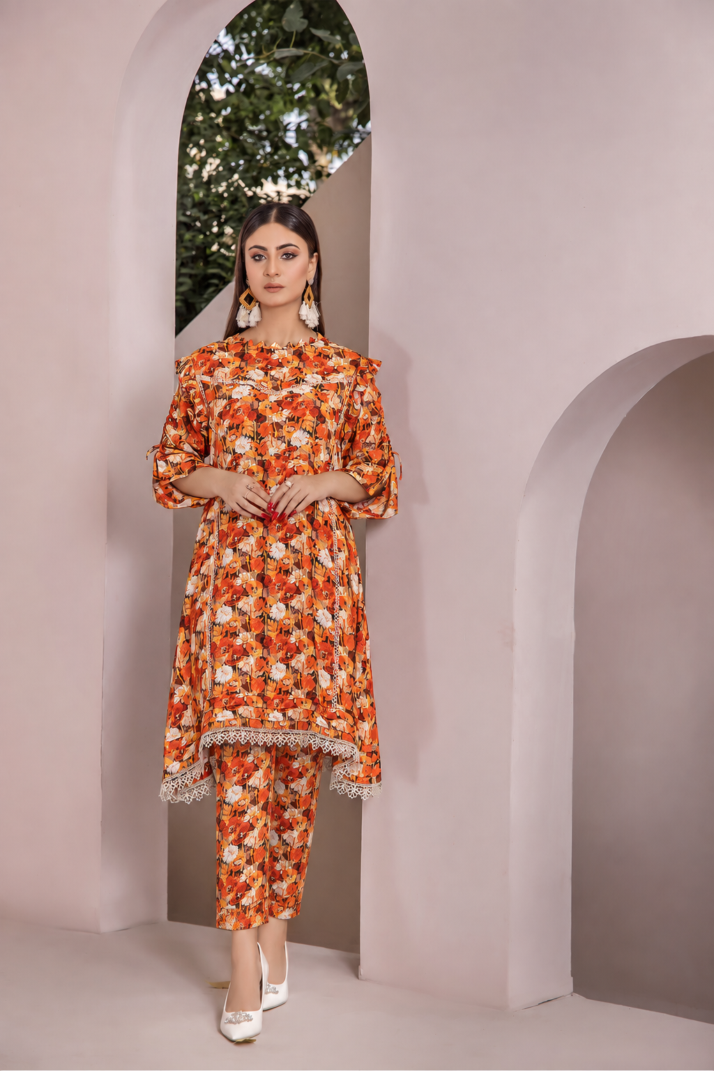 Women Printed 2 Piece Suit - AND072