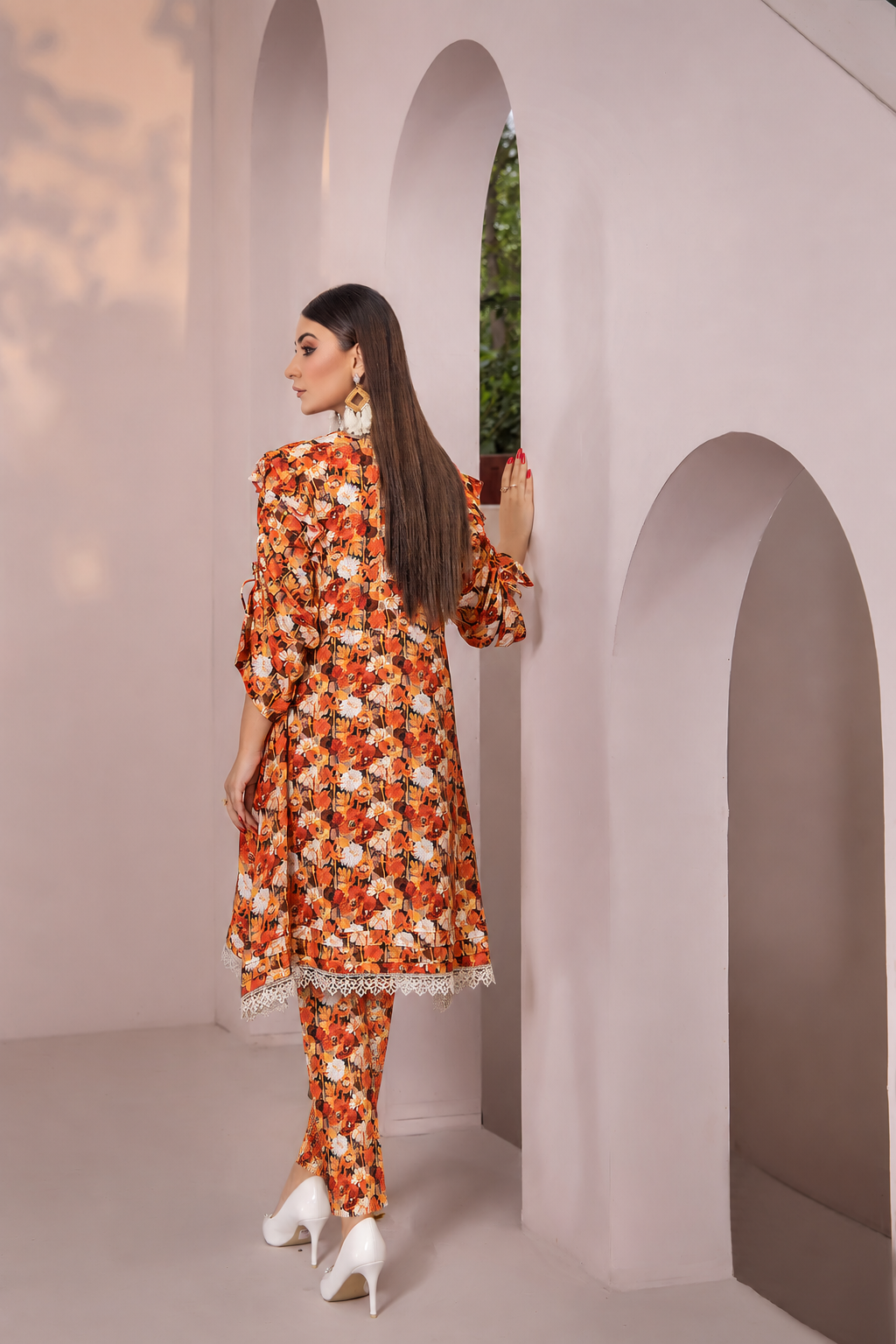 Women Printed 2 Piece Suit - AND072
