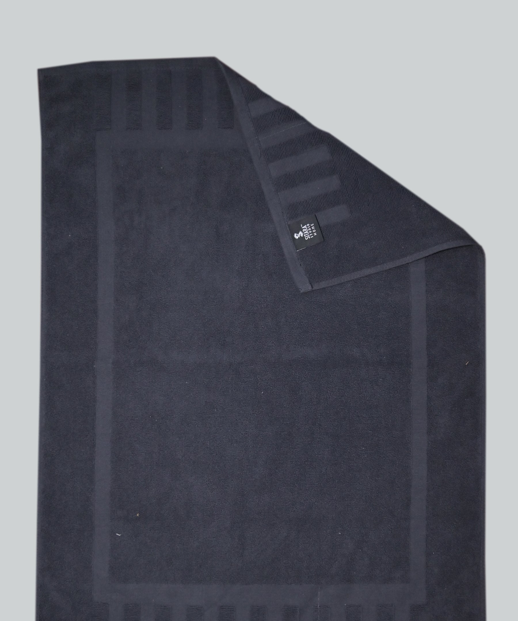 Towel Bath Mat - BLK