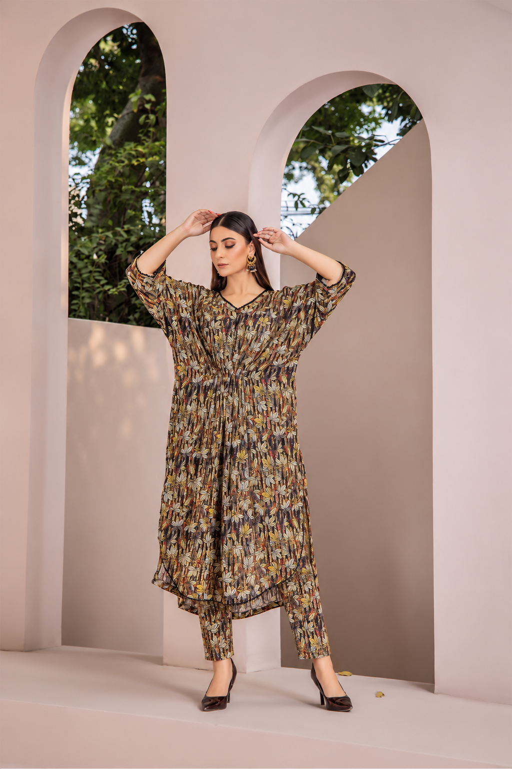 Women Printed 2 Piece Suit - AND074