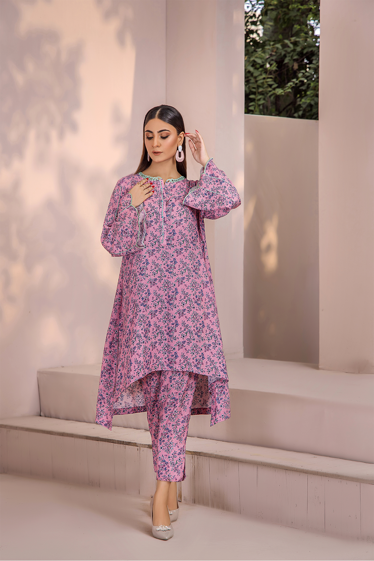 Women Printed 2 Piece Suit - AND075