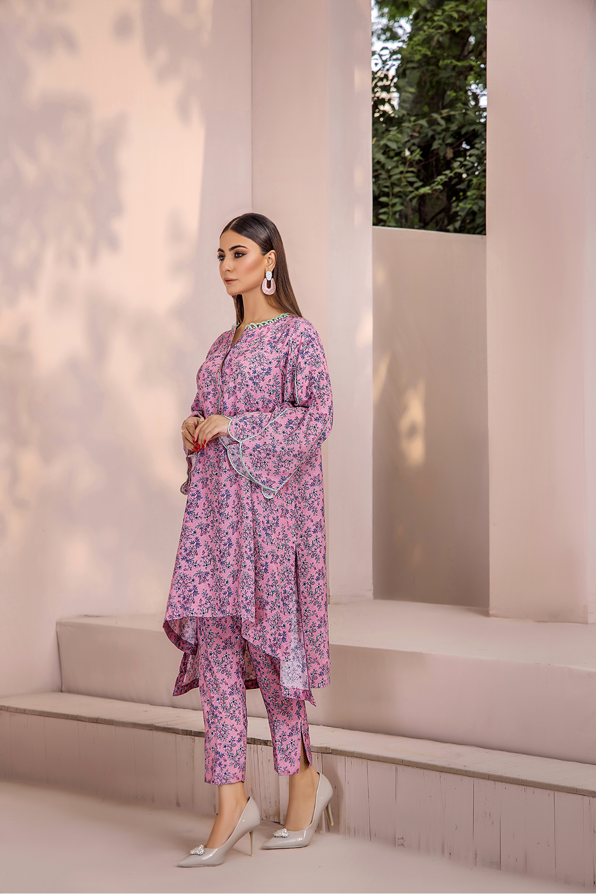 Women Printed 2 Piece Suit - AND075