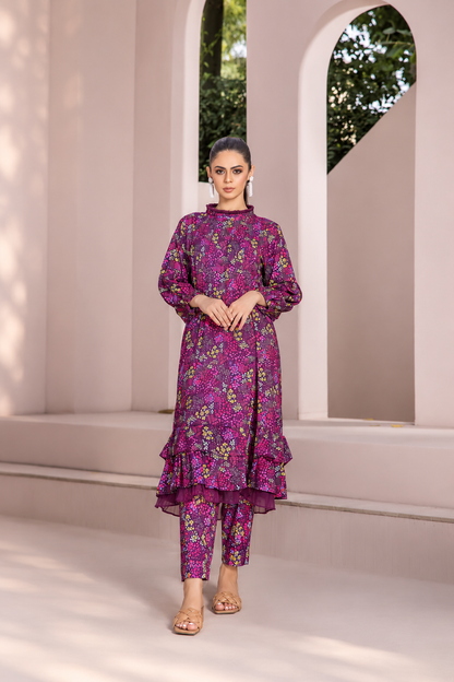 Women Printed 2 Piece Suit - AND076