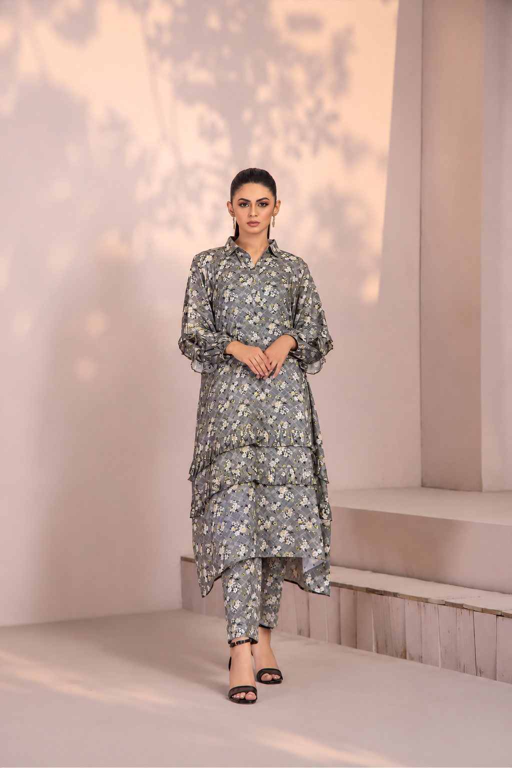Women Printed 2 Piece Suit - AND077