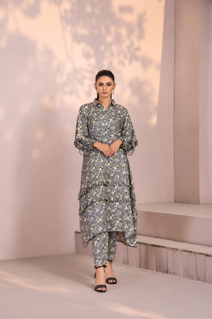 Women Printed 2 Piece Suit - AND077