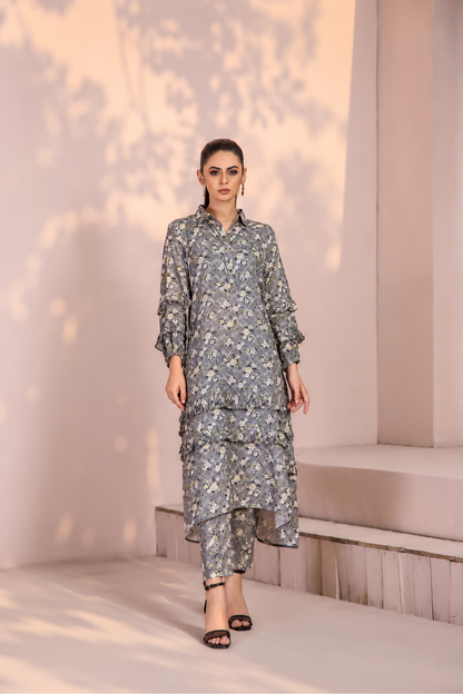 Women Printed 2 Piece Suit - AND077