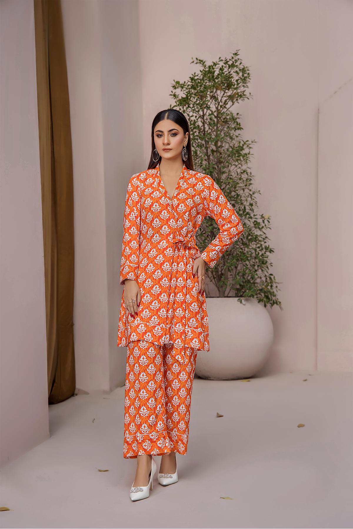 Women Printed 2 Piece Suit - AND078