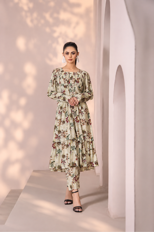 Women Printed 2 Piece Suit - AND079