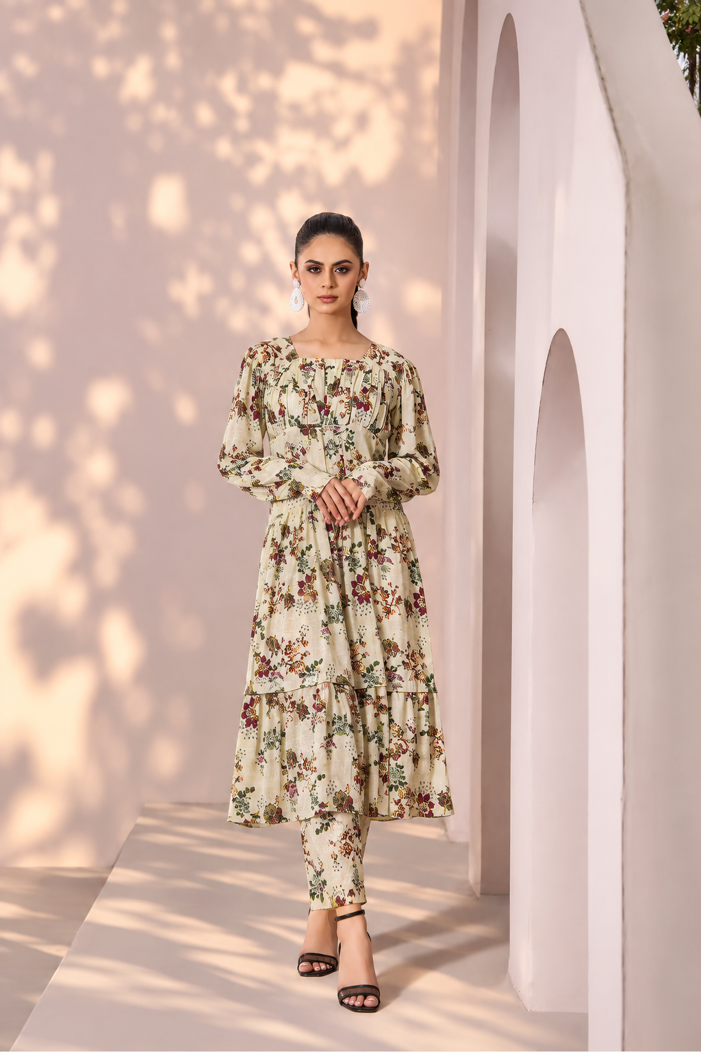 Women Printed 2 Piece Suit - AND079