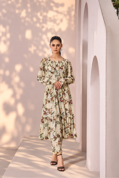 Women Printed 2 Piece Suit - AND079