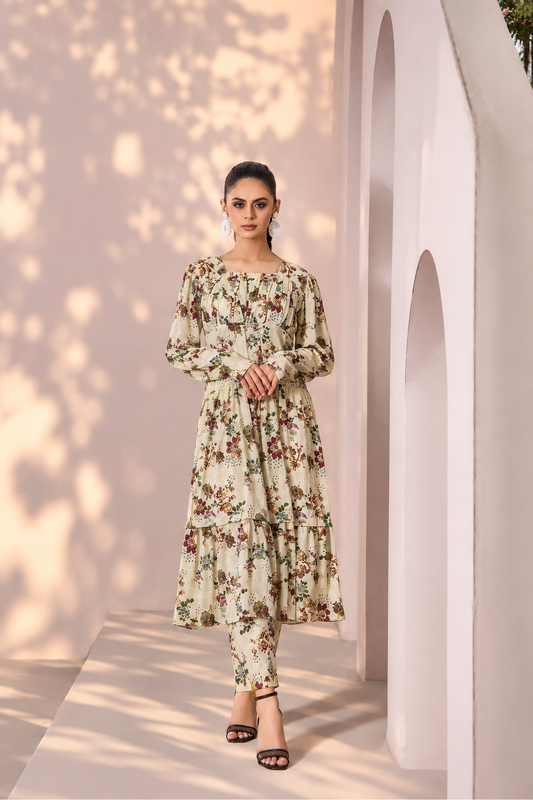 Women Printed 2 Piece Suit - AND079