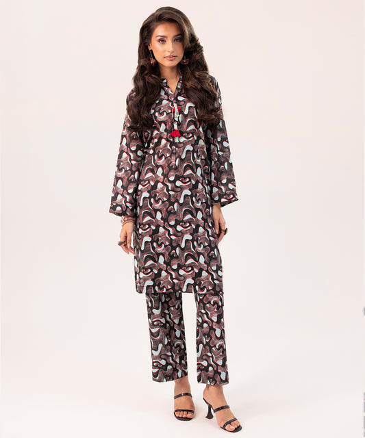 2PC Printed Suit - LDS 1193